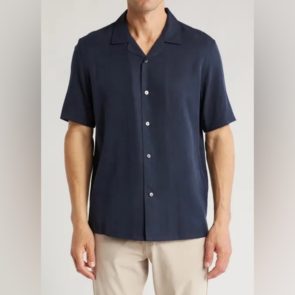 THEORY, Men’s Button Up Collar Shirt